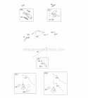 Controls Governor Spring Thermostat Diagram and Parts List for  Briggs and Stratton Engine